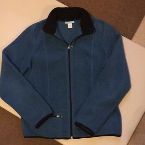 Jennifer Moore Small Blue Fleece Jacket